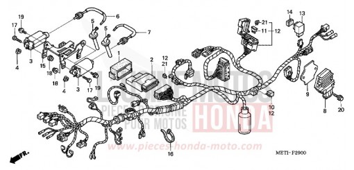 WIRE HARNESS CBF500A4 de 2004